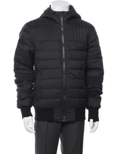 Pre-owned Canada Goose Puffer Coat In Black