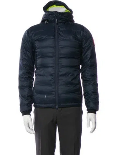 Pre-owned Canada Goose Puffer Coat In Blue