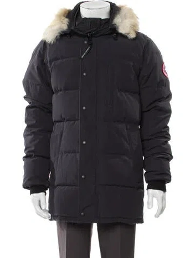 Pre-owned Canada Goose Puffer Coat In Blue