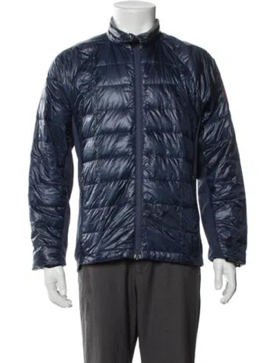 Pre-owned Canada Goose Puffer Coat In Blue