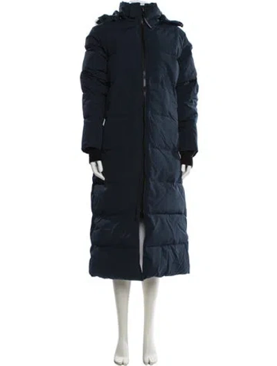Pre-owned Canada Goose Puffer Coat In Blue