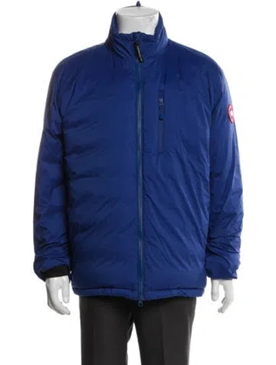 Pre-owned Canada Goose Puffer Coat In Blue