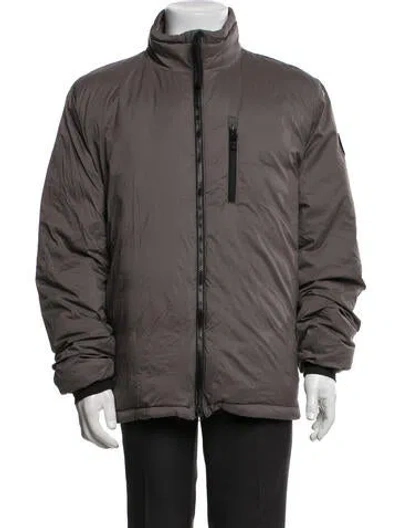 Pre-owned Canada Goose Puffer Coat In Brown