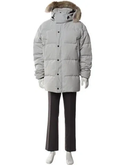 Pre-owned Canada Goose Puffer Coat In Gray