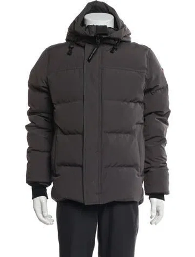 Pre-owned Canada Goose Puffer Coat In Gray