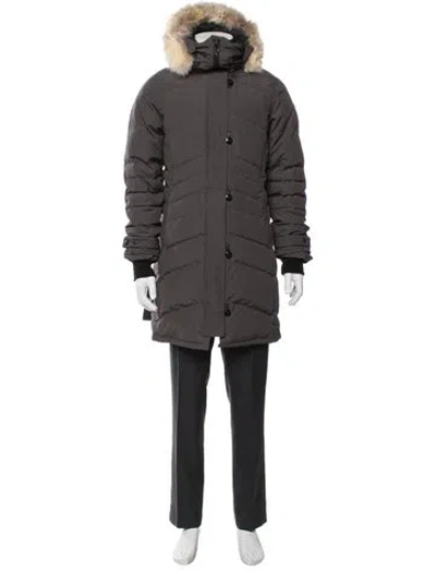 Pre-owned Canada Goose Puffer Coat In Gray