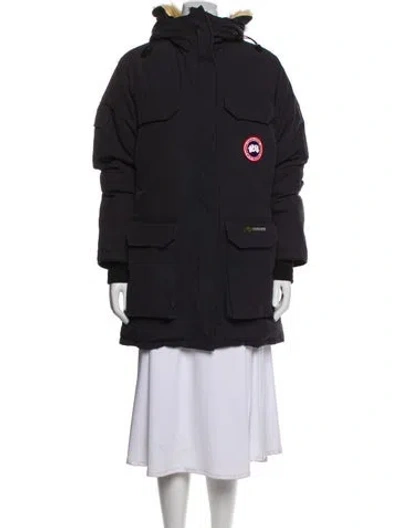 Pre-owned Canada Goose Puffer Coat In Gray