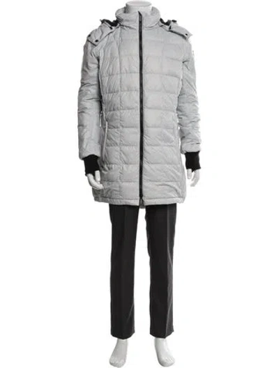 Pre-owned Canada Goose Puffer Coat In Gray