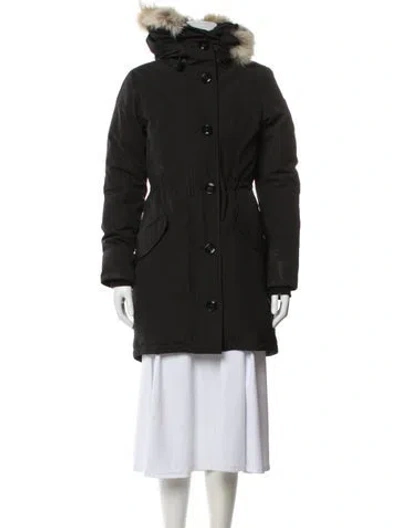 Pre-owned Canada Goose Puffer Coat In Green