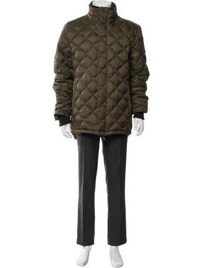 Pre-owned Canada Goose Puffer Coat In Green