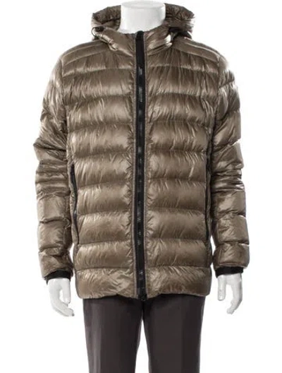 Pre-owned Canada Goose Puffer Coat In Neutral