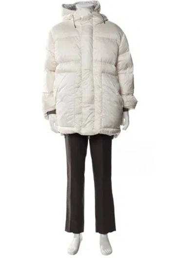 Pre-owned Canada Goose Puffer Coat W/ Tags In White