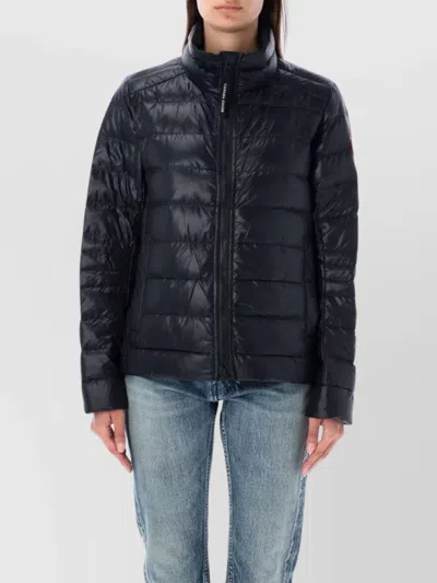 Canada Goose Cypress High-neck Recycled-polyamide Jacket In Black