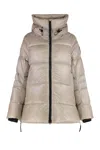 Canada Goose Hooded Quilted Puffer Side Pockets In Sand