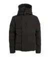 Canada Goose Puffer Macmillan Parka Jacket In Black