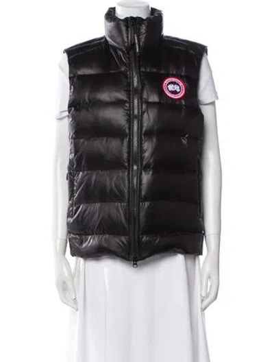 Pre-owned Canada Goose Puffer Vest In Black
