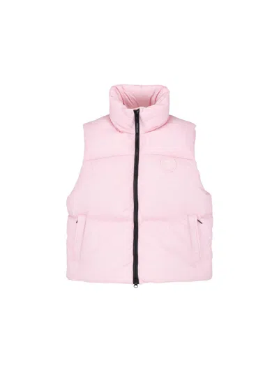Canada Goose Puffer Vest In Pink