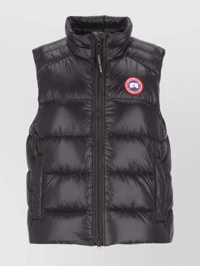 Canada Goose Quilted And Padded Husky Drawstrings Jacket In Brown