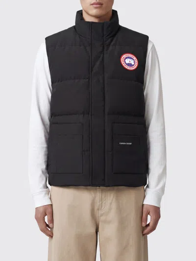 Canada Goose Quilted Cotton-blend Gilet With Patch Pockets In Black