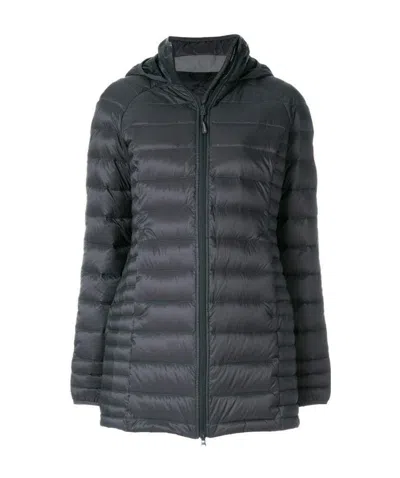 Canada Goose Quilted Design Down Jacket In Black