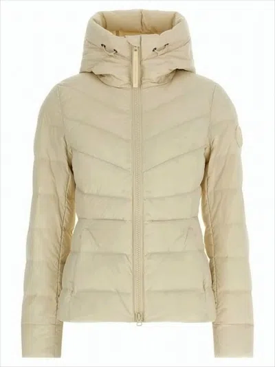 CANADA GOOSE QUILTED DOWN COAT WITH HOOD AND FITTED SILHOUETTE