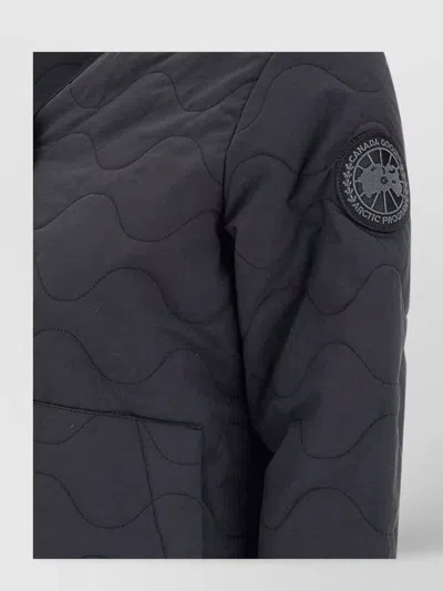 Canada Goose Quilted Extension Jacket Water-repellent Pockets In Black