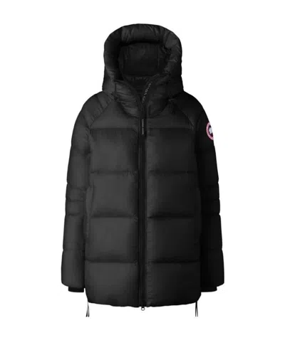Canada Goose Cypress Puffer Coat In Black