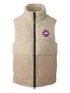 Canada Goose Elora Quilted Shell And Fleece Gilet In Brown