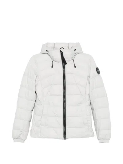 Canada Goose Quilted Hooded Jacket In Grey