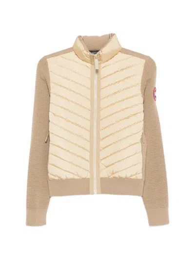Canada Goose Quilted Hybridge Jacket In Neutral