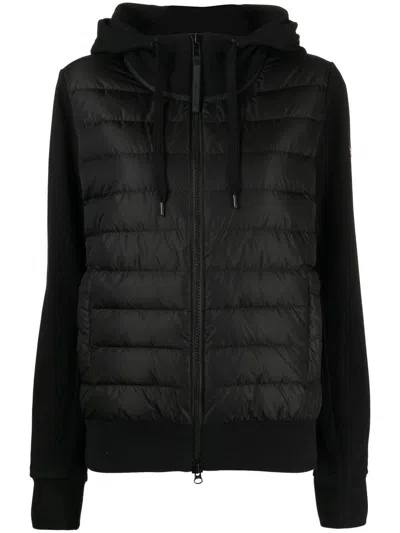 Canada Goose Quilted Logo-patch Jacket In Schwarz