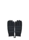 Canada Goose Quilted Padded Gloves With Contrasting Logo In Black