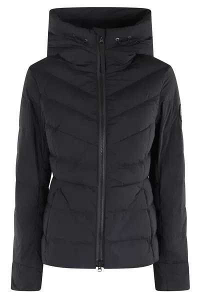 Canada Goose Quilted Padded Jacket With Adjustable Features In Black