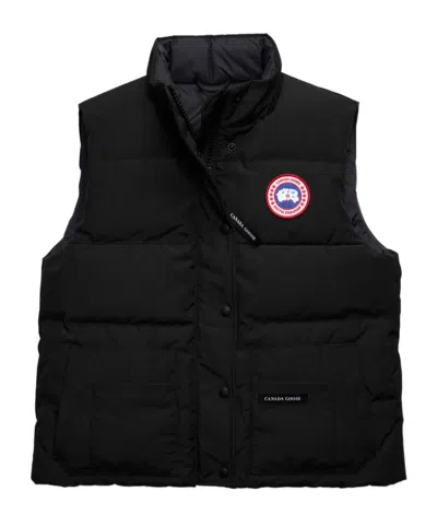Canada Goose Quilted Padded Vest In Black