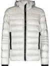 Canada Goose Crofton Quilted Shell Jacket In Silver