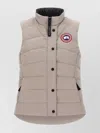 Canada Goose Dove Grey Polyester Blend Freestyle Crew Sleeveless Down Jacket In White