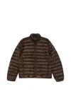 Canada Goose Nylon Down Jacket In Brown