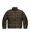 Canada Goose Nylon Down Jacket In Brown