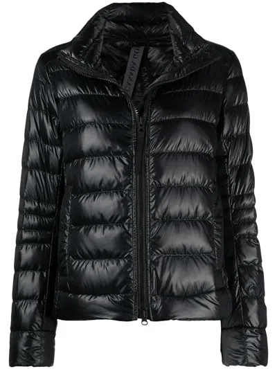 Canada Goose Quilted Zipped Puffer Jacket In Black