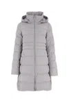 Canada Goose Aurora Parka Down Jacket In Moonstonegrey