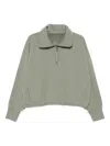 Canada Goose Quincy Half-zip Sweatshirt In Green