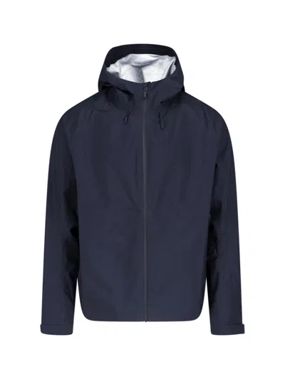 Canada Goose Black Horizon Waterproof Recycled Rain Jacket In Blue