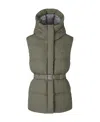 Canada Goose Rayla Down-filled Gilet In Green