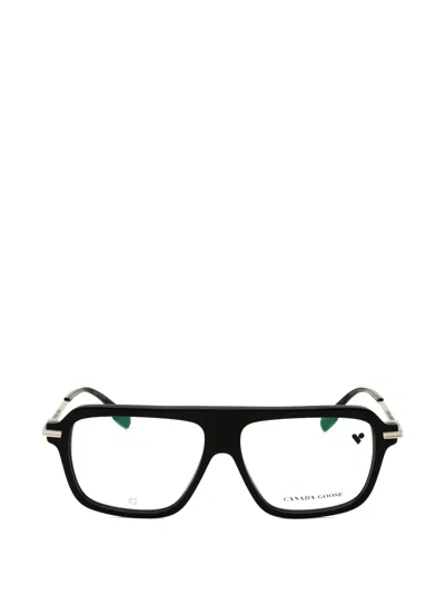 Canada Goose Rectangle-frame Glasses In Green