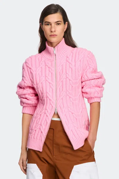 Canada Goose Reese Cardigan Mit Zipper In Pink