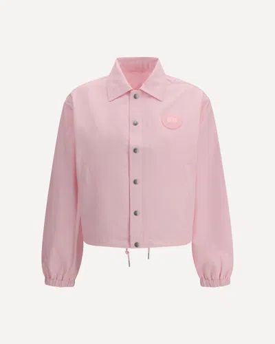 Canada Goose Regency Jacket With Tonal Label In Pink