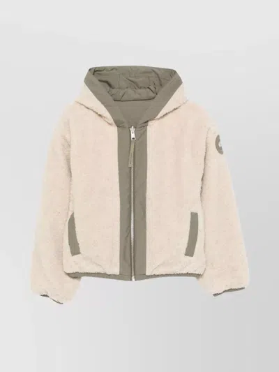 CANADA GOOSE REVERSIBLE BOMBER JACKET HOODED