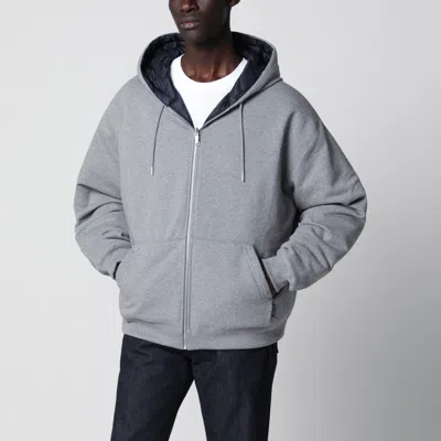 Canada Goose Reversible Fuse Hooded Sweatshirt In Stone/night By In Gray