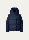 Canada Goose Rhoda Hooded Puffer Jacket In Atlantic Navy