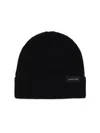 Canada Goose Rib Toque Wordmark Logo Beanie In Black